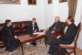 Митрополит Киевский Владимир встретился с послом Итальянской Республики на Украине