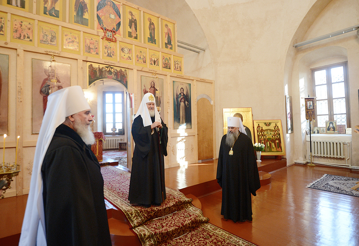 Посещение Святейшим Патриархом Кириллом новообразованной Козельской епархии