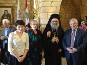 O delegație a Societății imperiale ortodoxe pentru Palestina a vizitat Libanului și s-a întâlnit cu Patriarhul Antiohiei