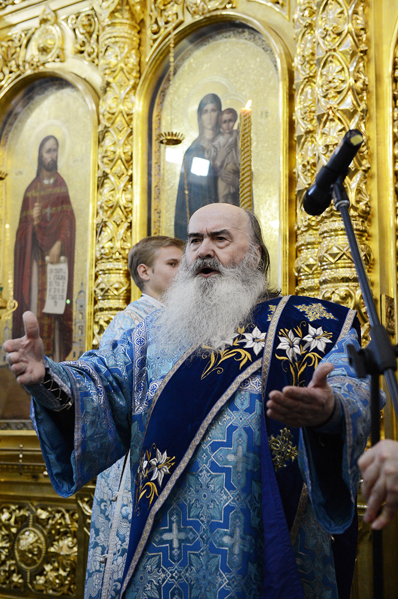 Slujirea Patriarhului în catedrala „Sfânta Treime” din or. Podolsk