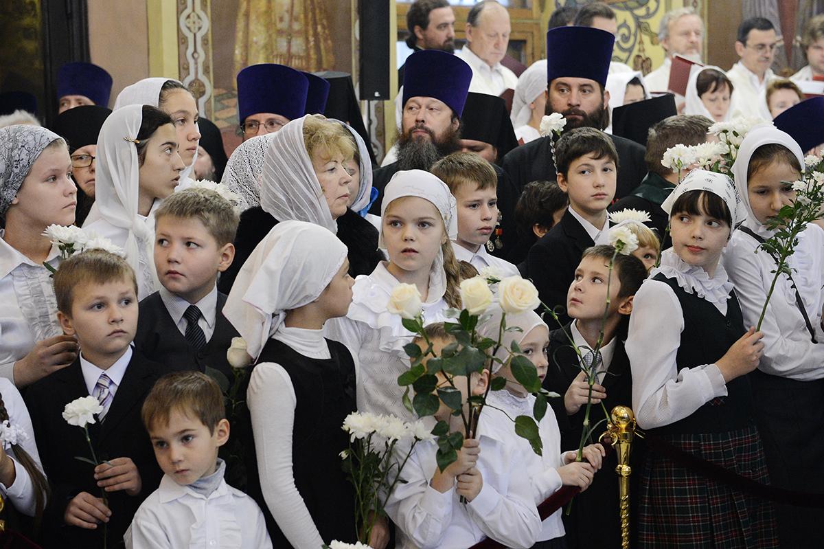 Slujirea Patriarhului în catedrala „Sfânta Treime” din or. Podolsk