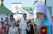 В неделю 5-ю по Пасхе Патриарший экзарх всея Беларуси совершил Литургию в минском Свято-Духовом кафедральном соборе