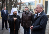 Мэр Москвы посетил храм в честь образа Божией Матери «Всех скорбящих Радость» на Большой Ордынке