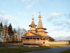 Освящение храма Вознесения Господня вблизи деревни Борки в Московской области