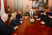 Întâlnirea Preafericitului Patriarh Chiril cu preşedintele de onoare al Consiliului Papal pentru cultură cardinalul Paul Poupard