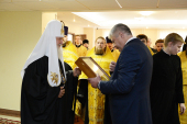 Preafericitul Patriarh Chiril a sfinţit clădirea nouă a Centrului de destinaţie specială în domeniul asigurării securităţii în trafic al MAI al Federației Ruse