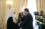 Întâlnirea Preafericitului Patriarh Chiril cu guvernatorul regiunii Sverdlov E.V. Kuivaşev