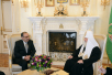 Встреча Святейшего Патриарха Кирилла с послом Арабской Республики Египет в Российской Федерации М. Эльдибом