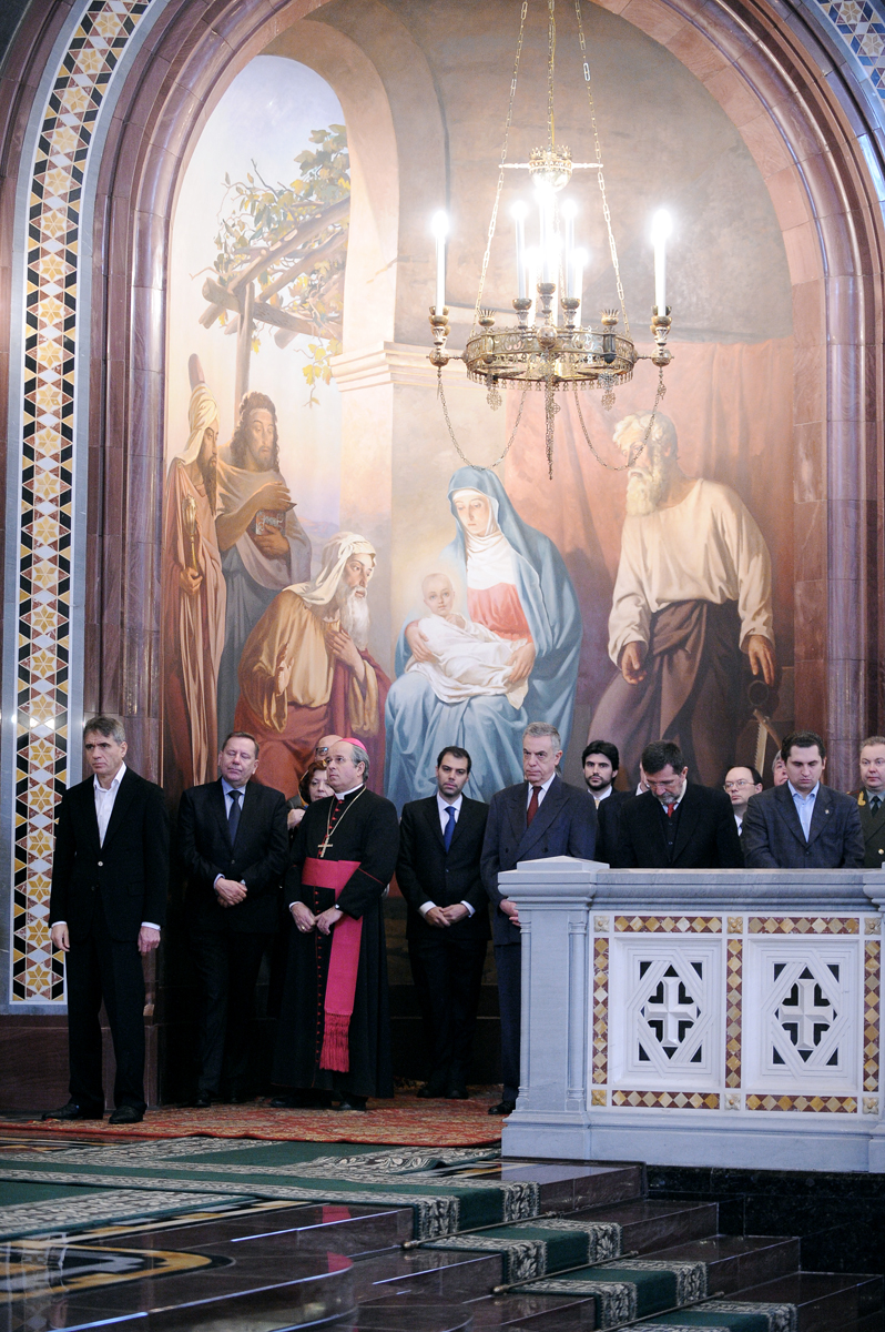 Slujirea Patriarhului la catedrala „Hristos Mântuitorul” în duminica Ortodoxiei