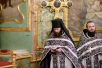 Slujirea Patriarhului în ziua de miercuri a primei săptămâne din Postului cel Mare. Liturghia Darurilor Înainte Sfinţite la lavra „Sfânta Treime” a cuviosului Serghie