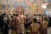 Slujirea Patriarhului în ajunul sâmbetei din prima săptămână a Postului cel Mare la metocul Patriarhal al mănăstirii din Diveevo a sfântului Serafim, or. Moscova