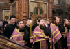 Slujirea Patriarhului în ajunul duminicii întâia din Postul cel Mare la mănăstirea stavropighială „Întâmpinarea Domnului”