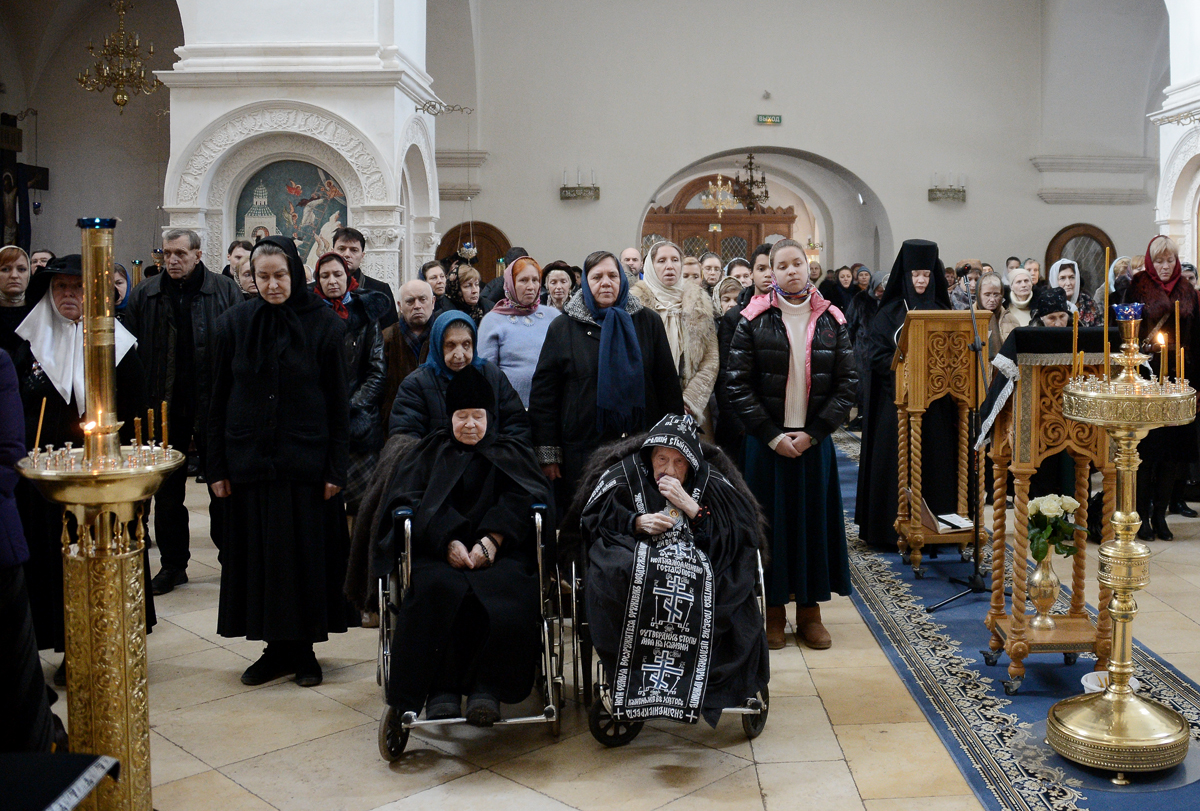 Slujirea Patriarhului în ziua de luni a primei săptămâni a Postului cel Mare la mănăstirea stavropighială „A Zămislirii”