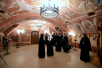 Патриаршее служение в понедельник первой седмицы Великого поста в Зачатьевском ставропигиальном монастыре