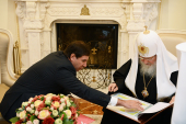 Preafericitul Patriarh Chiril s-a întâlnit cu guvernatorul regiunii Celeabinsk M.V. Iurevici