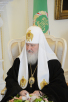 Встреча Святейшего Патриарха Кирилла с Президентом Абхазии Александром Анквабом