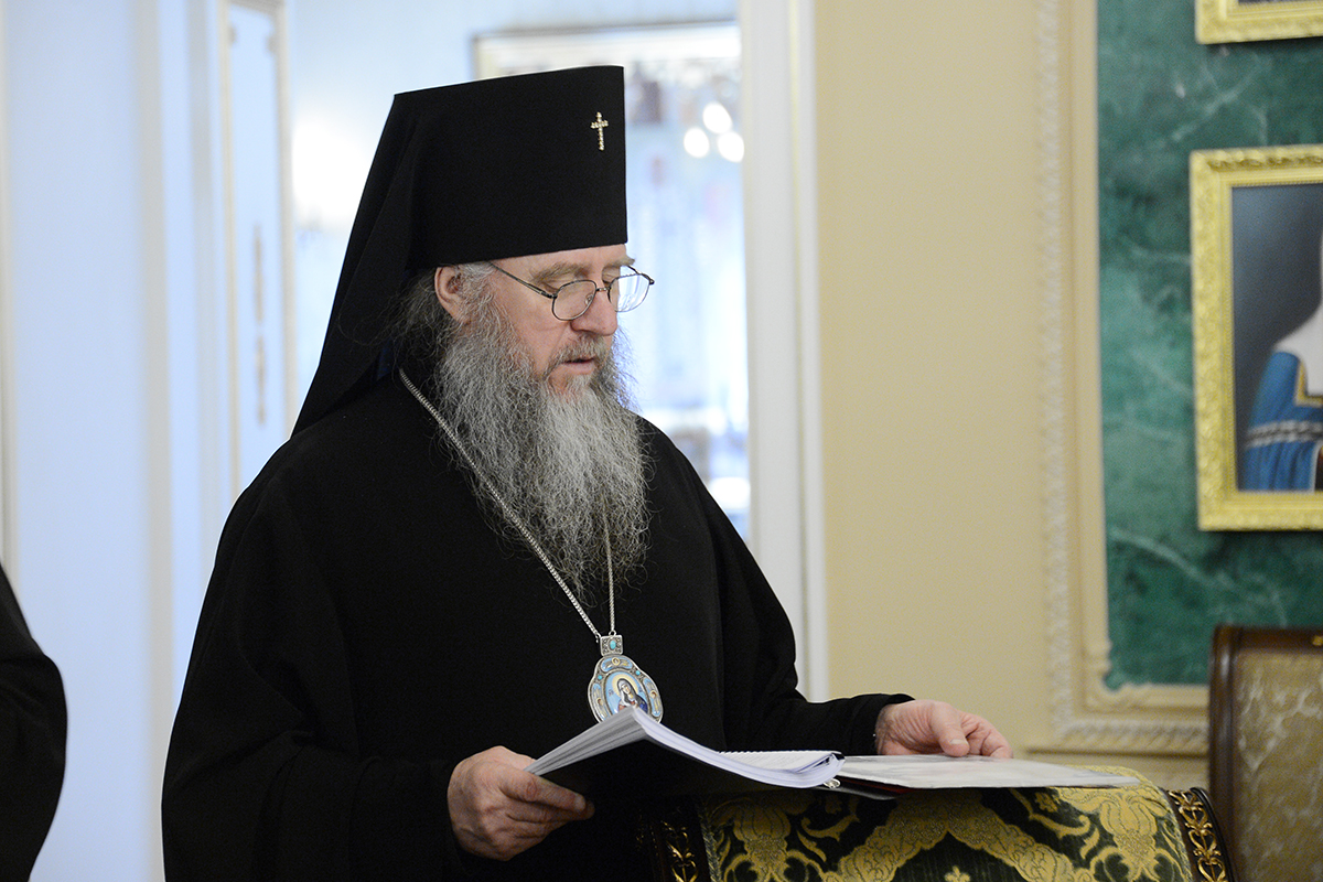 Ședinţa Sfântului Sinod al Bisericii Ortodoxe Ruse din 12 martie 2013