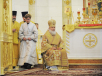 Vizita Patriarhului la Eparhia de Kaliningrad. Dumnezeiasca liturghie la catedrala „Hristos Mântuitorul” în Kaliningrad. Hirotonia arhimandritului Siluan (Glazkin) în treapta de episcop de Lyskovo şi Lukoianov