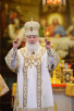 Dumnezeiasca liturghie la catedrala „Hristos Mântuitorul” de ziua de naștere a Întâistătătorului Bisericii Ruse