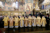 Патриаршее служение в день памяти священномученика Ермогена, патриарха Московского, в Успенском соборе Московского Кремля