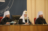 Întâistătătorul Bisericii Ruse a condus deschiderea Conferinței teologice internaționale „Biblistica contemporană și Tradiția Bisericii”