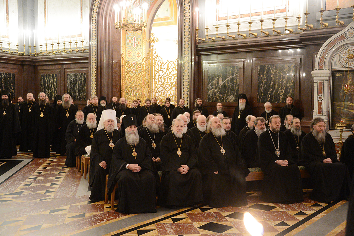 Архиерейский Собор Русской Православной Церкви. Божественная литургия в заключительный день работы