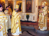 Mitropolitul de Volokolamsk Ilarion a condus solemnitățile cu prilejul sărbătorii hramului metocului din Moscova al Bisericii Ierusalimului