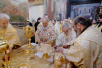 Служіння Святішого Патріарха Кирила та Католікоса-Патріарха всієї Грузії Ілії II в день пам'яті святителя Филипа Московського в Успенському соборі Кремля