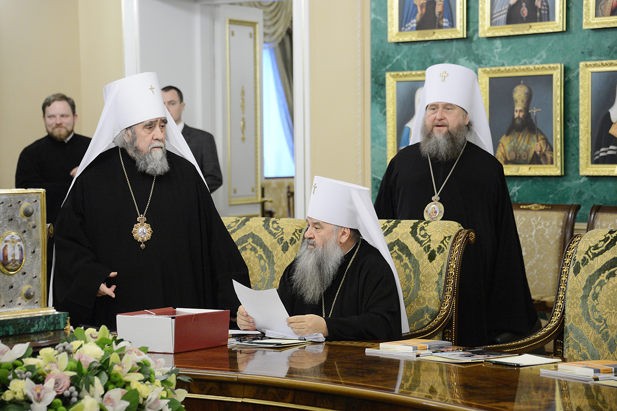 Ședinţa Sfântului Sinod al Bisericii Ortodoxe Ruse din 25 decembrie 2012