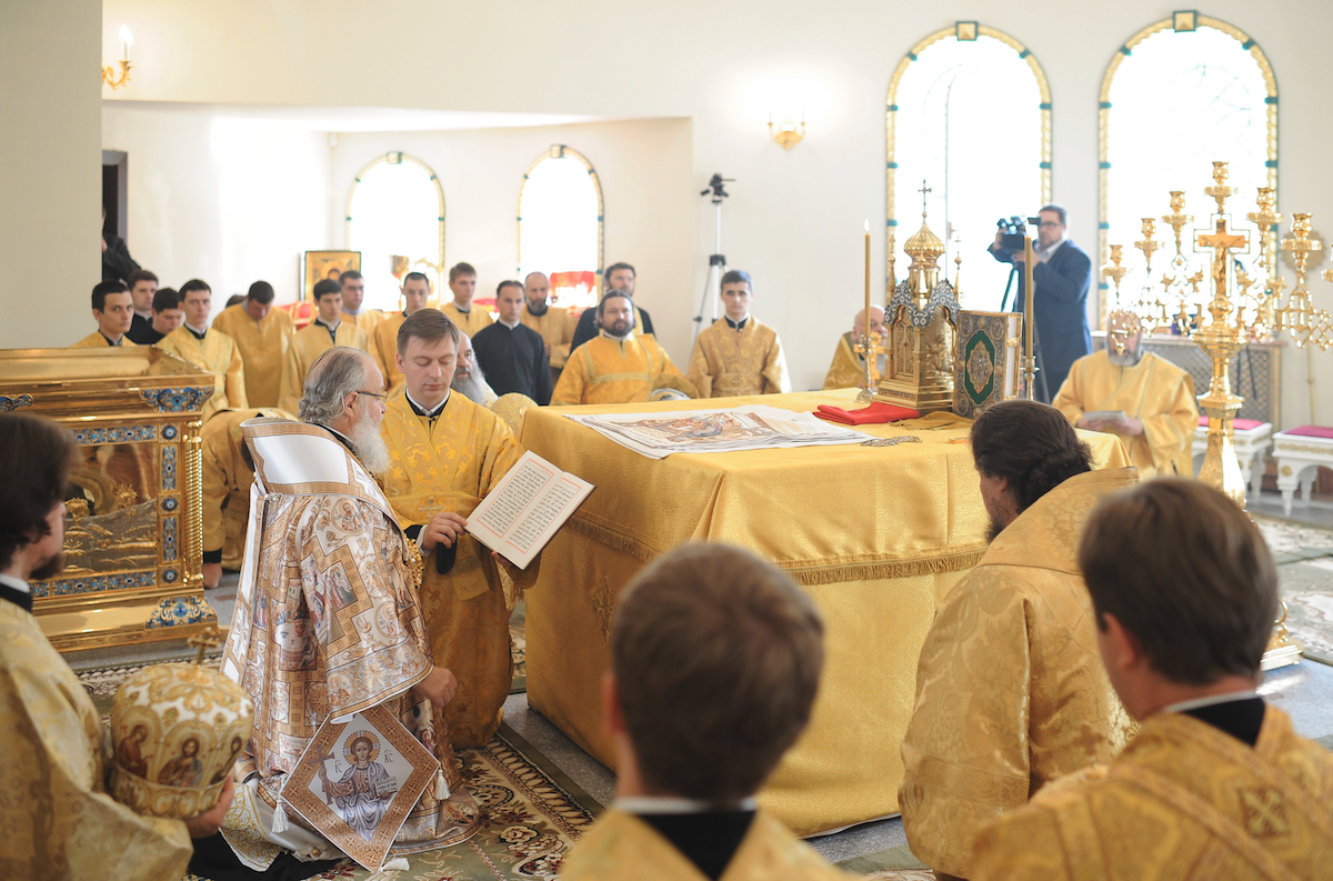 Чин освящения храма святого князя Игоря Черниговского в Переделкине