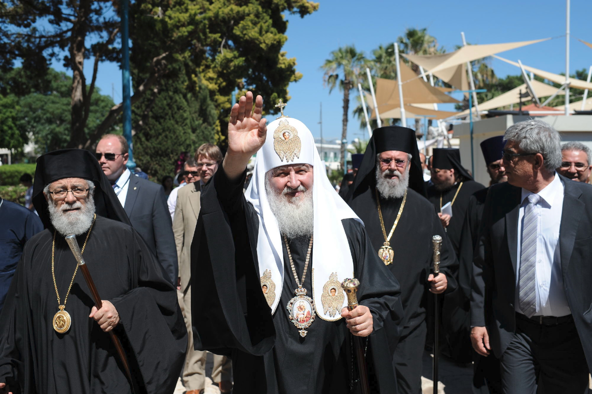 Первосвятительский визит в Кипрскую Православную Церковь. Посещение Константийской митрополии. Молебен в митрополичьем соборе св. Георгия