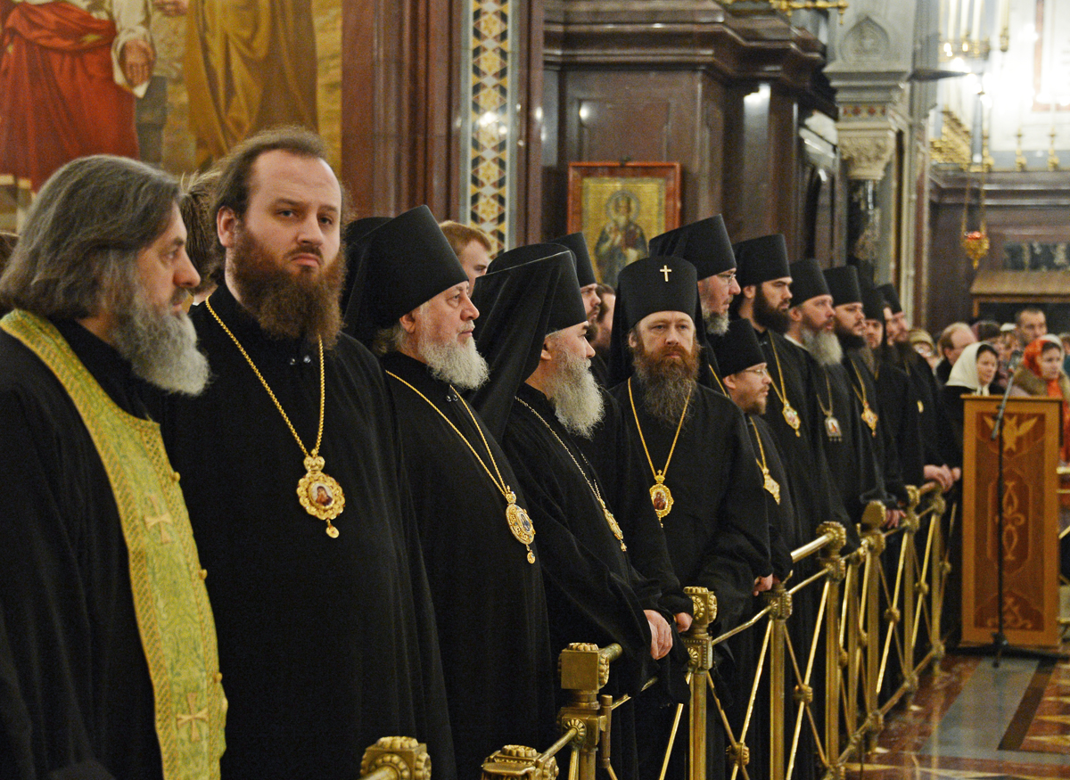 Slujirea Patriarhului în duminica a 35-a după Cincizecime în catedrala „Hristos Mântuitorul”