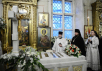 Parastasul la catedrala „Botezul Domnului” în Elohovo la aniversarea a cincea din ziua decesului pururea pomenitului Patriarh Alexii II