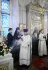 Parastasul la catedrala „Botezul Domnului” în Elohovo la aniversarea a cincea din ziua decesului pururea pomenitului Patriarh Alexii II