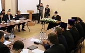 La Comitetul Sinodal pentru interacțiune cu căzăcimea a avut loc ședința Comisiei permanente de profil pentru interacțiunea cu Biserica Ortodoxă Rusă din componența Consiliului pe lângă Președintele Federației Ruse pe problemele căzăcimii