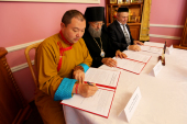 Єпископ Елістинський і Калмицький Зіновій взяв участь у міжрелігійній раді Калмикії, присвяченій 70-річчю депортації калмицького народу