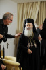 Vizita Preafericitului Patriarh Chiril la Patriarhia Ierusalimului. Întâlnirea cu Preşedintele statului Israel Sh. Peres