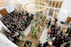 Slujirea Patriarhului la catedrala „Sfântul ierarh Nicolae” a mănăstirii „Acoperământul Maicii Domnului” din Hotikovo. Hirotonia arhimandritului Inochentie (Vaseţkii) în treapta de episcop de Magnitogorsk