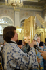 Патріарше служіння в Богоявленському кафедральному соборі в Єлохові напередодні свята Казанської ікони Божої Матері