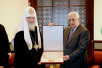 Vizita Preafericitului Patriarh Chiril la Patriarhia Ierusalimului. Întâlnirea cu Şeful Autorităţii Naţionale Palestiniene Mahmoud Abbas