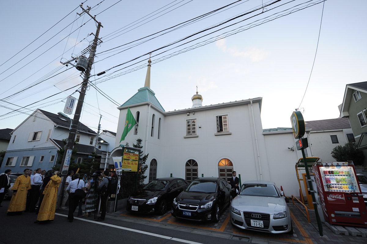 Первосвятительський візит до Японії. Відвідування подвір'я Руської Православної Церкви в Токіо