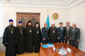 Митрополит Астанайский Александр встретился с главой администрации Восточно-Казахстанской области