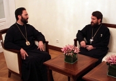 Mitropolitul de Volokolamsk Ilarion s-a întâlnit cu arhiepiscopul de Viena cardinalul Christoph Schönborn și mitropolitul de Viena Arsenie (Patriarhia Constantinopolului)
