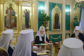 Preafericitului Patriarh Chiril a condus ultima ședință a Sfântului Sinod în anul 2013