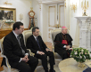 Встреча Святейшего Патриарха Кирилла с председателем Папского совета по делам семьи архиепископом Винченцо Пальей