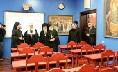 Патриаршее служение в Сретенском монастыре. Освящение нового здания Сретенской духовной семинарии