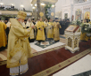 Первосвятительская поездка в Калининградскую епархию. Всенощное бдение в соборе Христа Спасителя г. Калининграда