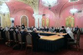 Святіший Патріарх Кирил зустрівся з представниками православних громадських об'єднань і членами бюро президії Всесвітнього руського народного собору
