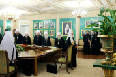 Sub preşedinţia Preafericitului Patriarh Chiril şi-a început lucrările şedinţa Sfântului Sinod al Bisericii Ortodoxe Ruse
