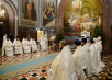 Slujirea Patriarhului în ajunul Crăciunului la catedrala „Hristos Mântuitorul”